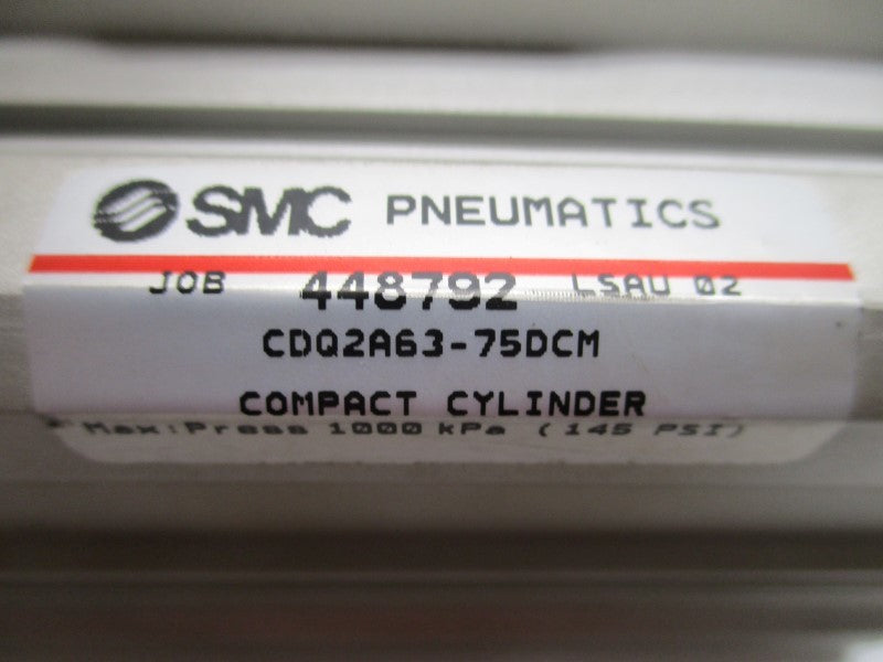 SMC CDQ2A63-75DCM COMPACT CYLINDER  NSNP