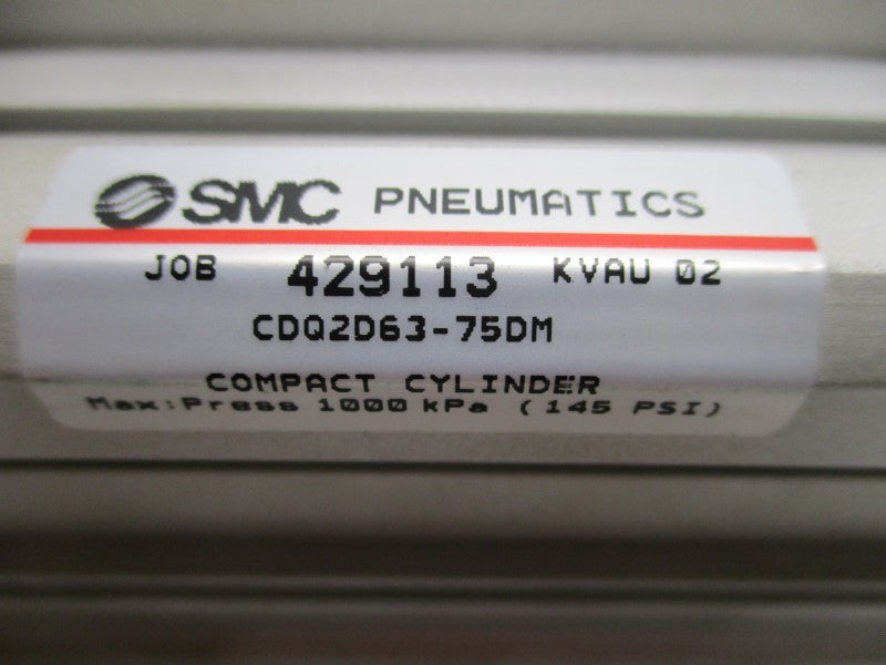 SMC CDQ2D63-75DM COMPACT CYLINDER  NSNP