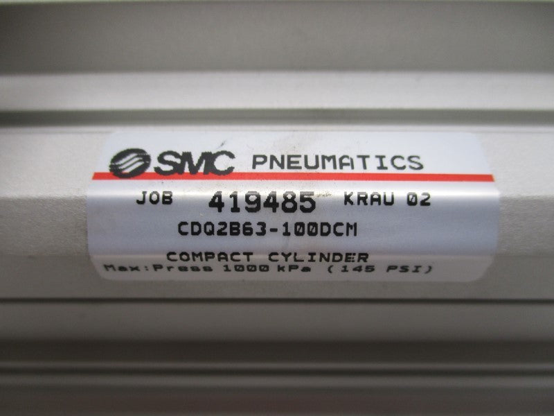 SMC CDQ2B63-100DCM COMPACT CYLINDER  NSNP