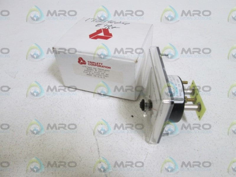 TRIPLETT PANEL METER 451-C NSMP