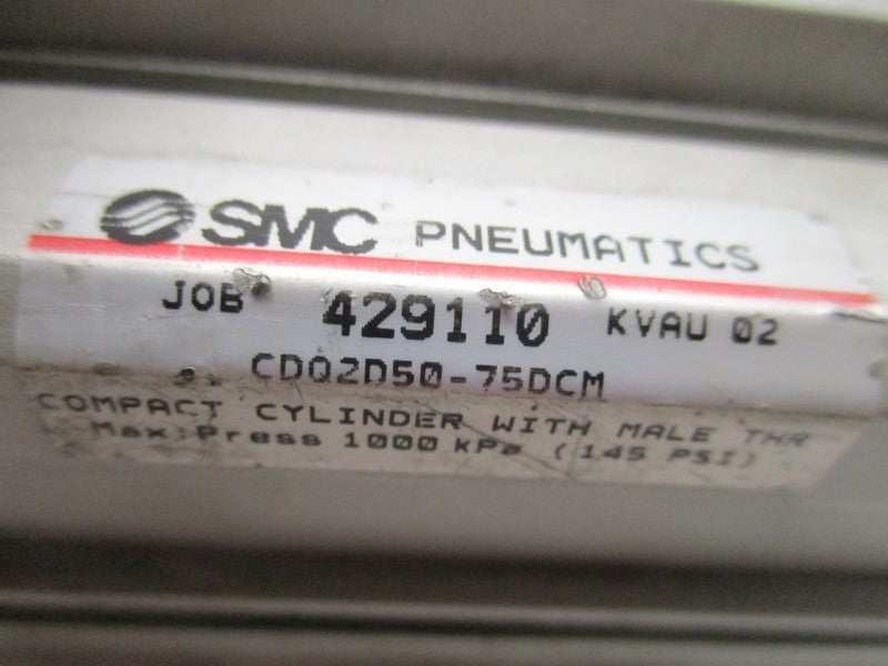 SMC CDQ2D50-75DCM COMPACT CYLINDER  UNMP