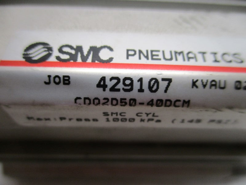 SMC CDQ2D50-40DCM COMPACT CYLINDER  UNMP
