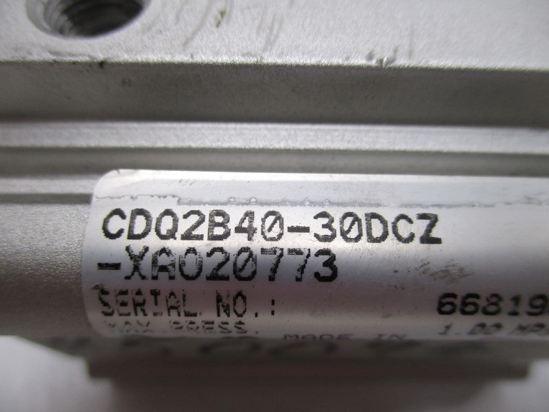 SMC CDQ2B40-30DCZ-XA020773 COMPACT CYLINDER  UNMP