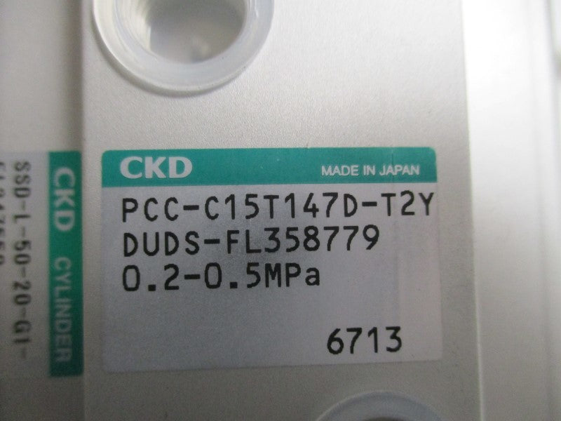 CKD PCC-C15T147D-T2Y-DUDS-FL358779 PIN CLAMP CYLINDER  NSNP
