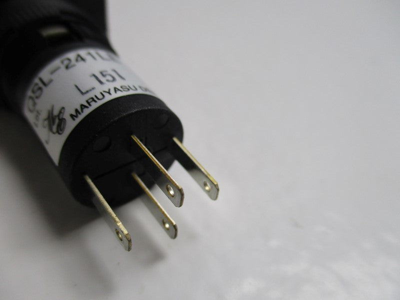 MARUYASU DENGYO QSL-241LE WHITE PUSHBUTTON SWITCH  NSNP