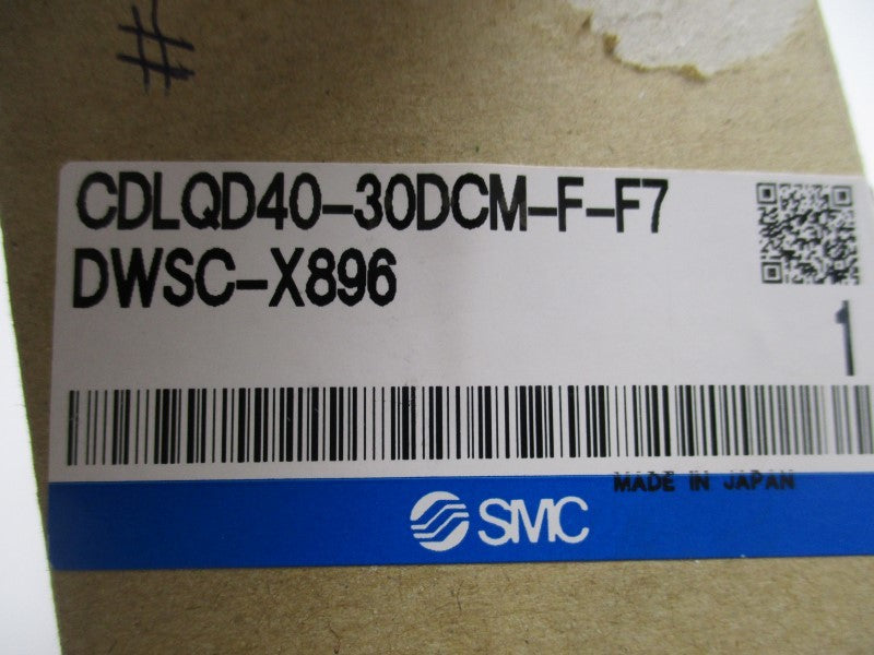 SMC CDLQD40-30DCM-F-F7-DWSC-X896 COMPACT CYLINDER  NSMP