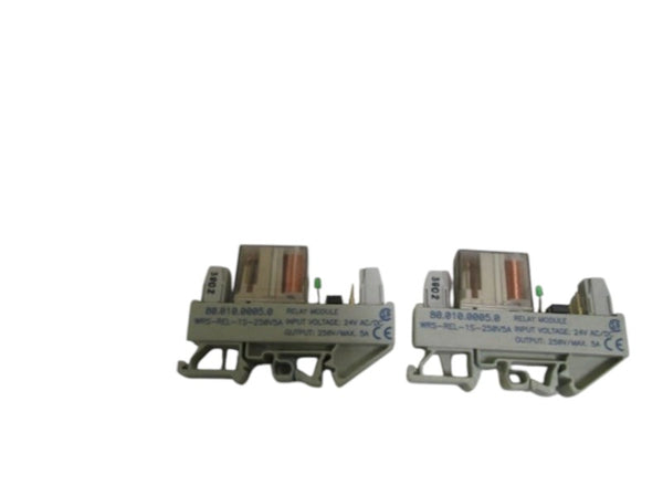LOT OF 2 WIELAND RELAY MODULE 80.010.0005.0 UNMP
