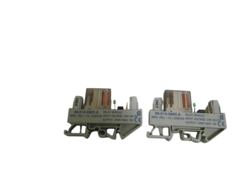 LOT OF 2 WIELAND RELAY MODULE 80.010.0005.0 UNMP