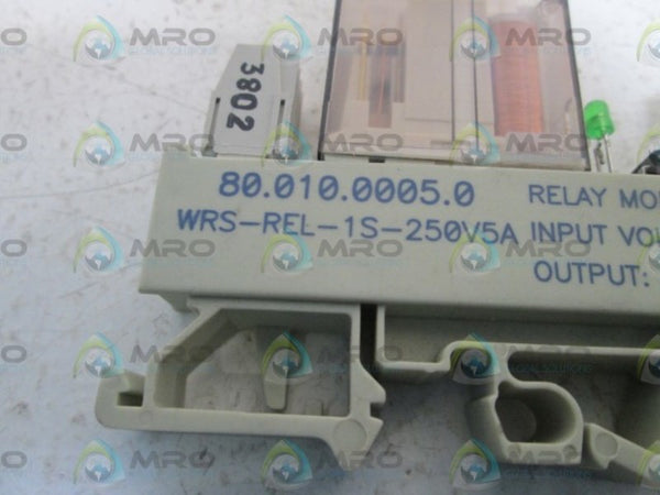 LOT OF 2 WIELAND RELAY MODULE 80.010.0005.0 UNMP