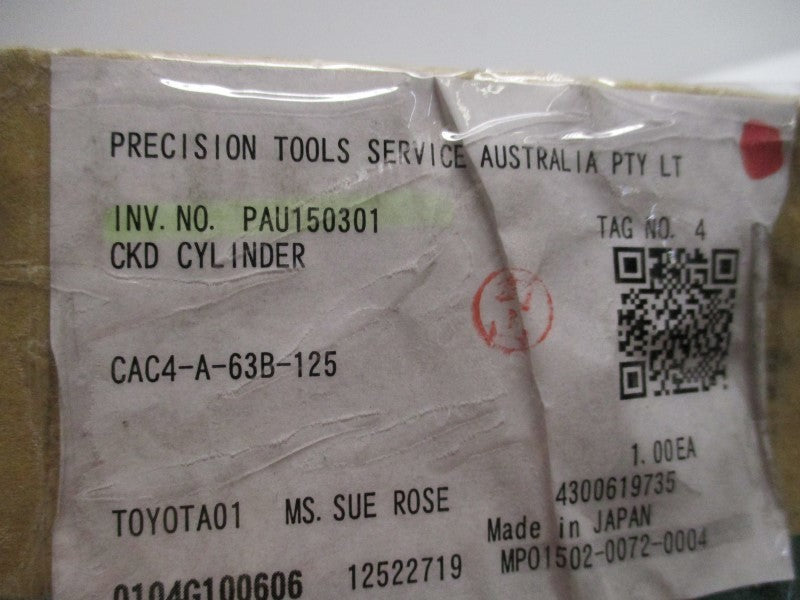 CKD CAC4-A-63B-125 CLAMP CYLINDER  NSMP