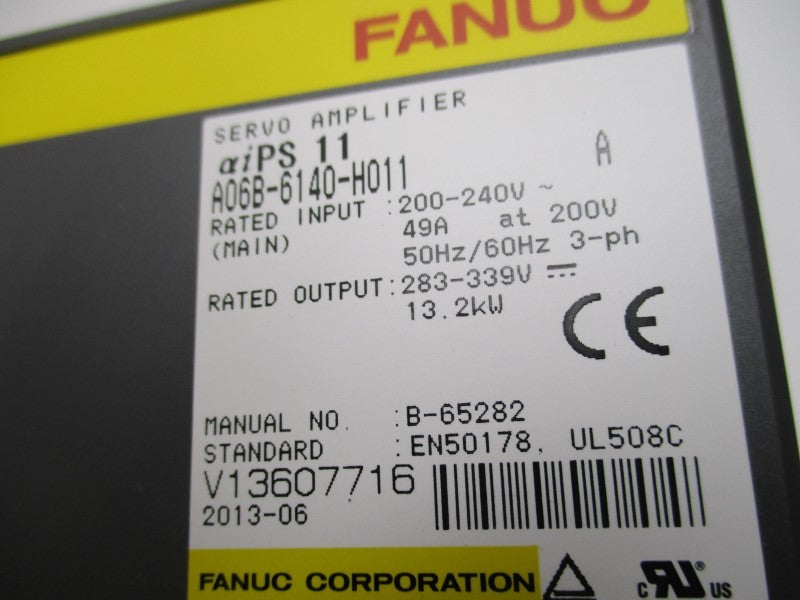 FANUC A06B-6140-H011 SERVO AMPLIFIER  NSMP