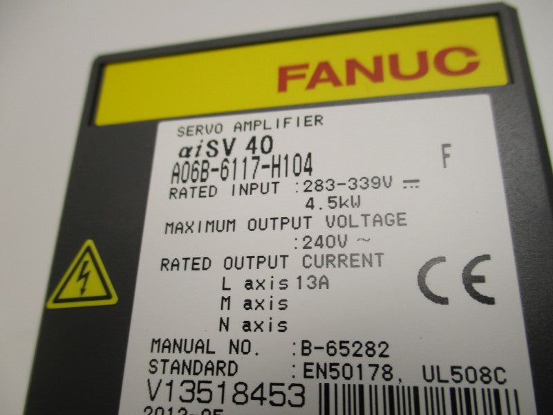 FANUC A06B-6117-H104 SERVO AMPLIFIER  NSMP