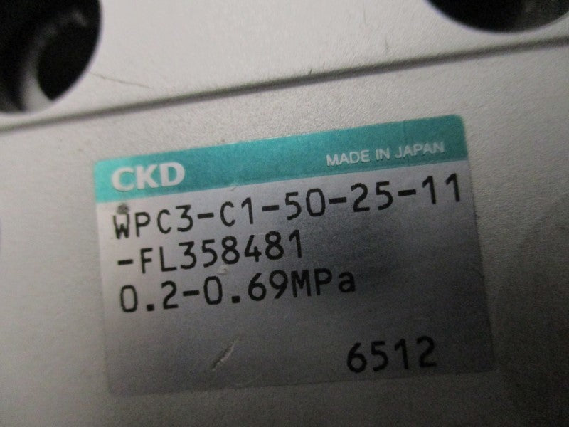 CKD WPC3-C1-50-25-11-FL358481 COMPACT GUIDE CYLINDER  UNMP