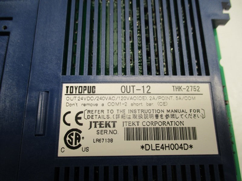 TOYOPUC OUT-12 OUTPUT MODULE  NSNP