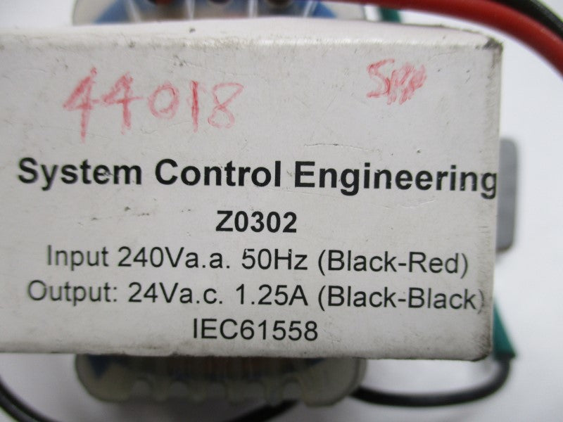 SYSTEM CONTROL ENGINEERING Z0302 TRANSFORMER  UNMP