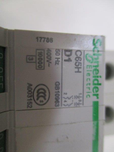 SCHNEIDER C65H-D1 CIRCUIT BREAKER 1A 400V  NSNP