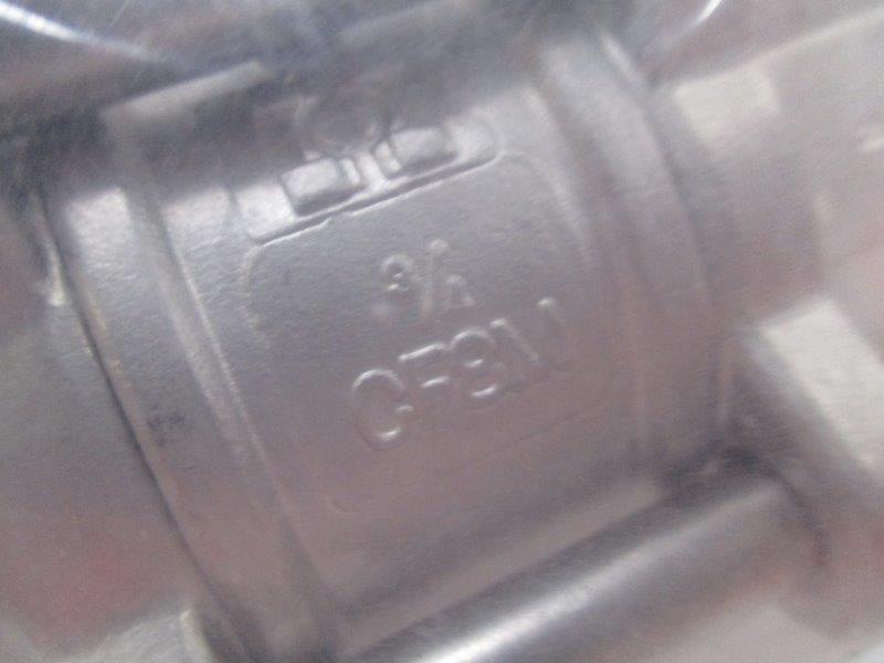 HOFFMAN INSTRUMENTATION CF8M 1000WOG 3/4" NSNP