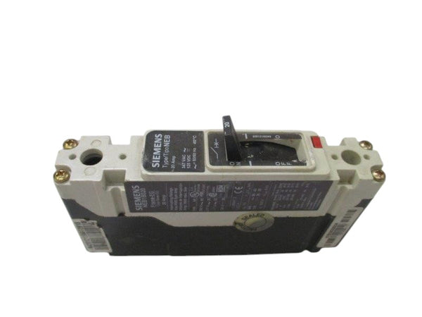 SIEMENS NEB1B020 CIRCUIT BREAKER 20A 347VAC  NSNP