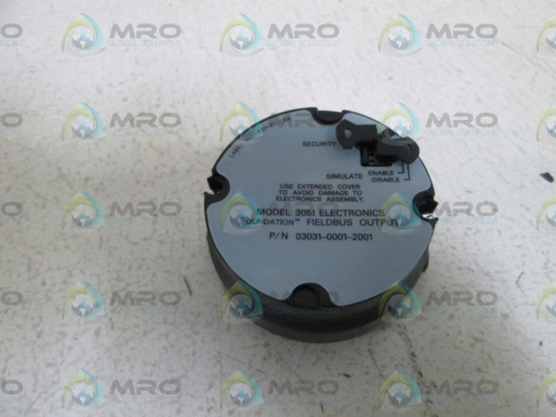 ROSEMOUNT FIELDBUS OUTPUT  03031-0001-2001 NSMP