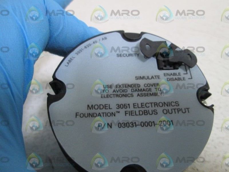 ROSEMOUNT FIELDBUS OUTPUT  03031-0001-2001 NSMP