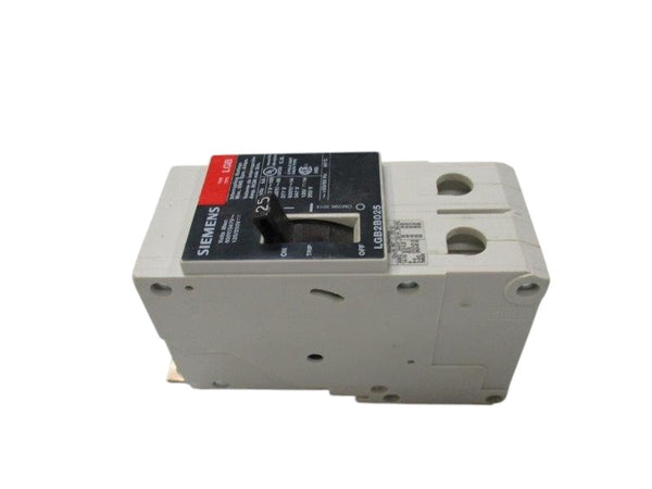 SIEMENS LGB2B025 CIRCUIT BREAKER 25A 240V  UNMP