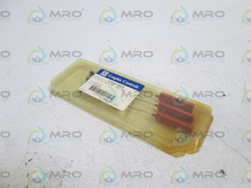 LOT OF 3 GRAPHIC CONTROLS RED MKR 10561893 ORIGINAL PACKAGE