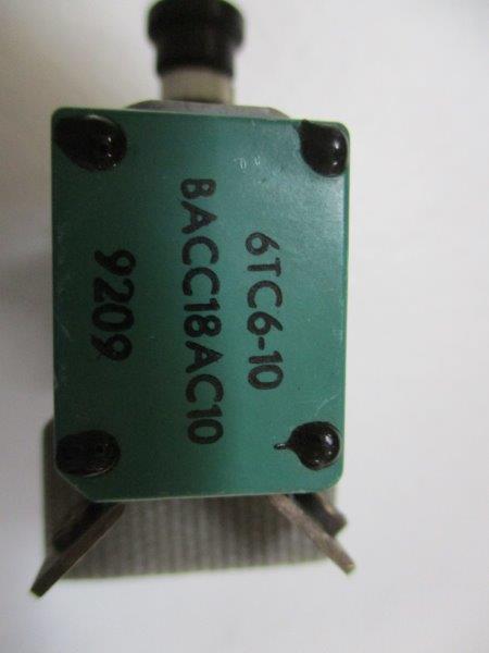KLIXON 6TC6-10 CIRCUIT BREAKER 10A  UNMP