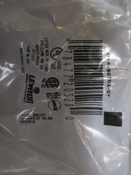 LEVITON 014-80703-GY  NSMP
