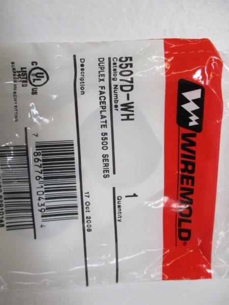 WIREMOLD 5507D-WH  NSMP