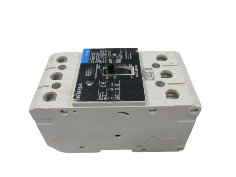 SIEMENS NGG3B040 CIRCUIT BREAKER 40A 347V (AS PICTURED)  UNMP
