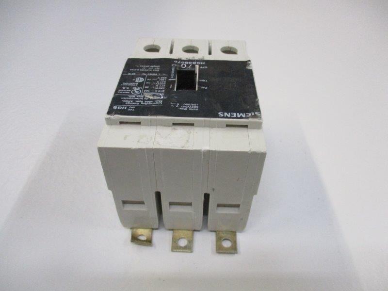 SIEMENS HGB3B070 CIRCUIT BREAKER 70A 347V  UNMP
