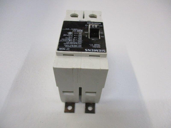 SIEMENS NGB2B080 CIRCUIT BREAKER 80A 347V (AS PICTURED)  UNMP