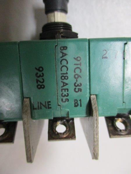 KLIXON 9TC6-35 CIRCUIT BREAKER 35A   UNMP