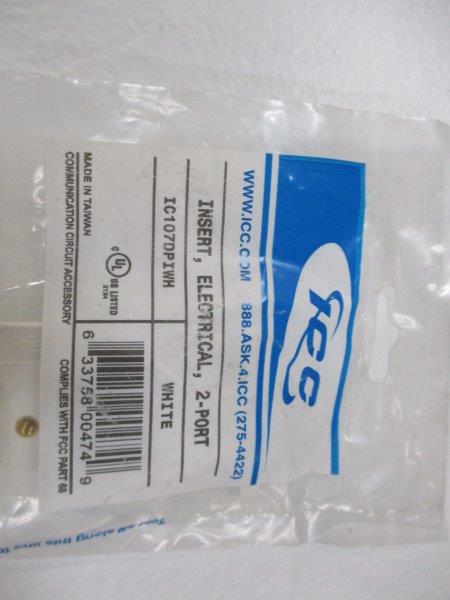 ICC IC107DPIWH  NSMP