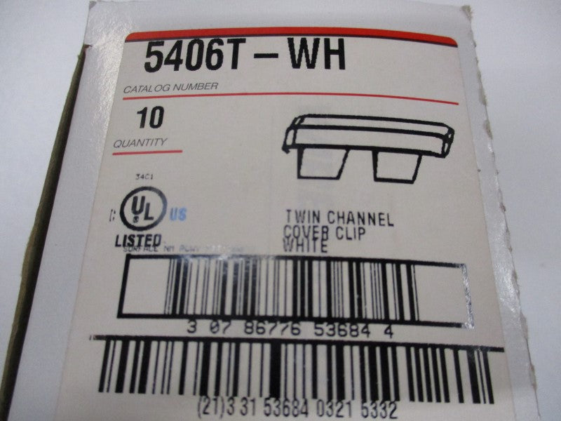 WIREMOLD 5406T-WH (PKG OF 10)  NSMP
