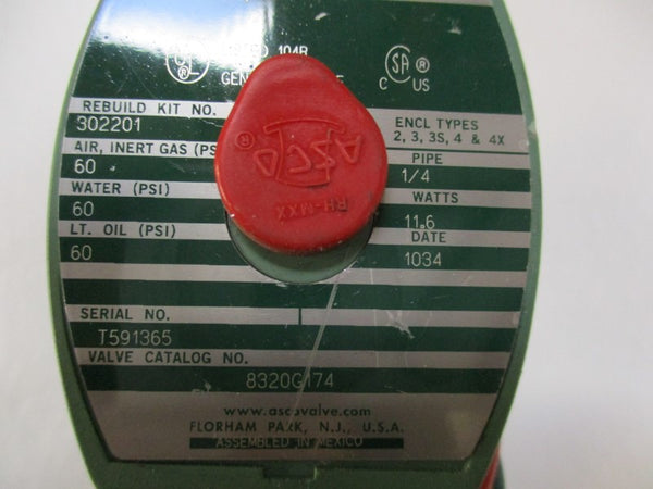 ASCO 8320G174  UNMP