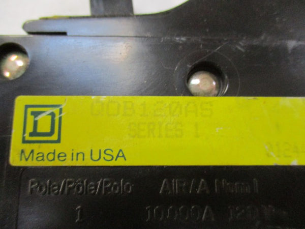 SQUARE D QOB120AS CIRCUIT BREAKER 20A  UNMP