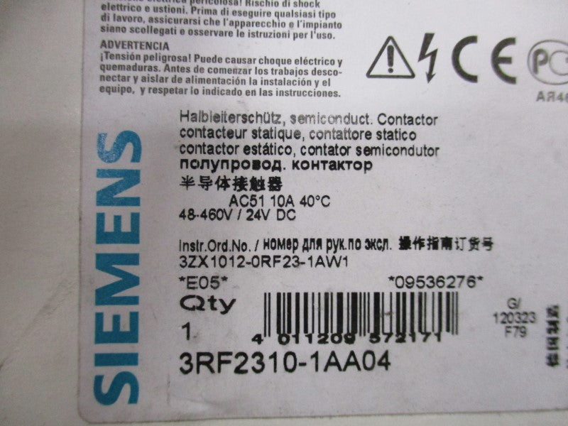 SIEMENS 3RF2310-1AA04 24VDC (MISSING ACCESSORIES)  NSMP