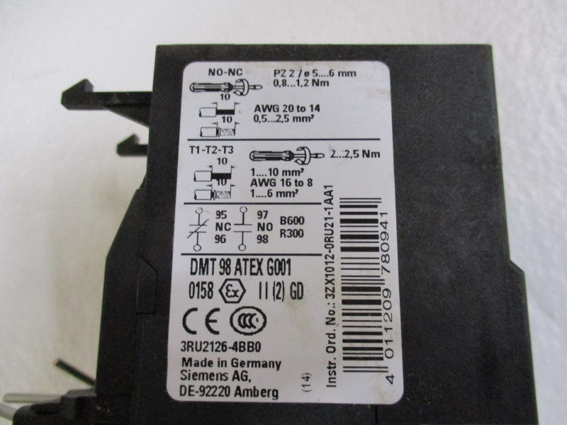 SIEMENS 3RU2126-4BB0  UNMP