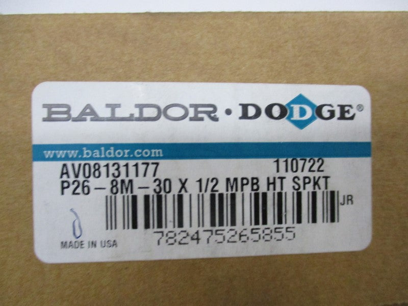 BALDOR P26-8M-30X1/2MPB 110722  NSMP