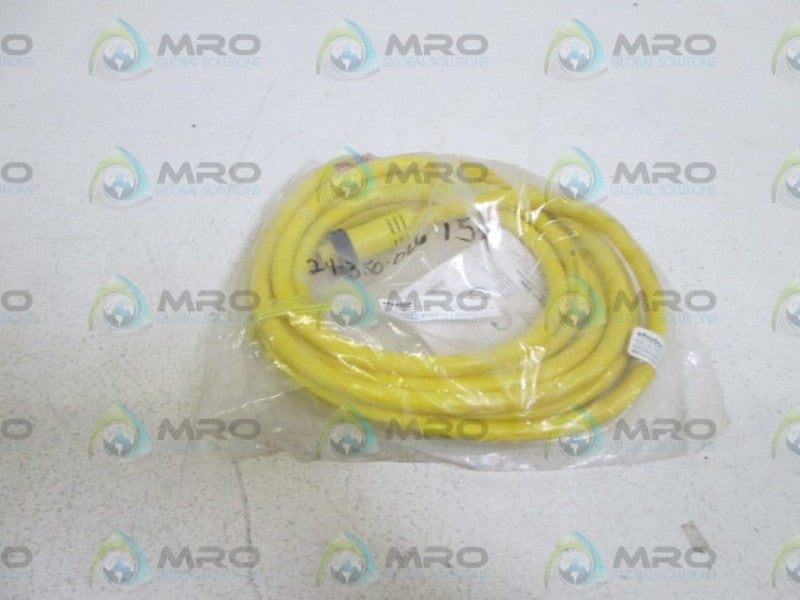 IFM EFECTOR MINI/2-AC-X/X-S0L-PVC-4M/W CABLE CONNECTOR NSMP
