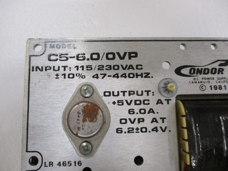 CONDOR C5-6.0/OVP   UNMP