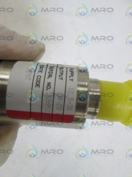 FOXBORO/ICT PRESSURE TRANSDUCER 0-300 PSIG 1124-12G-A44-A  NSNP