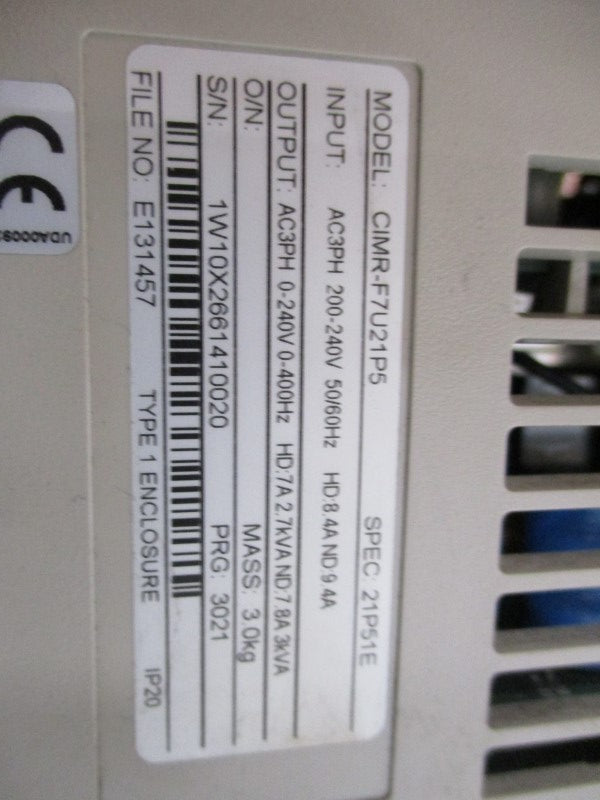YASKAWA CIMR-F7U21P5  NSMP