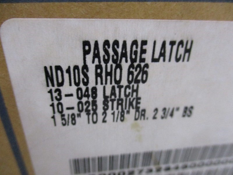 SCHALGE ND10S RHO 626 (AS PICTURED)  UNMP