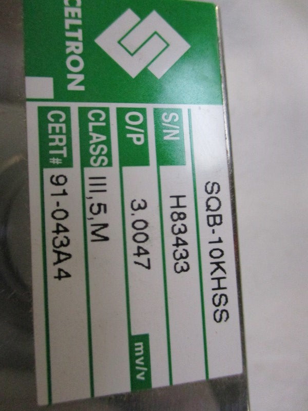 CELTRON SQB-10KHSS O/P:3.0047mv/v  NSMP