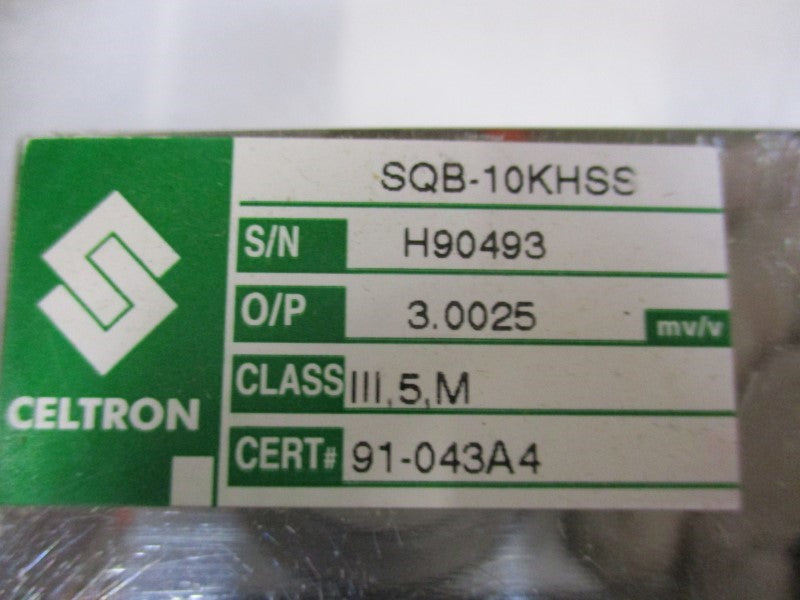 CELTRON SQB-10KHSS O/P:3.0025mv/v  NSMP