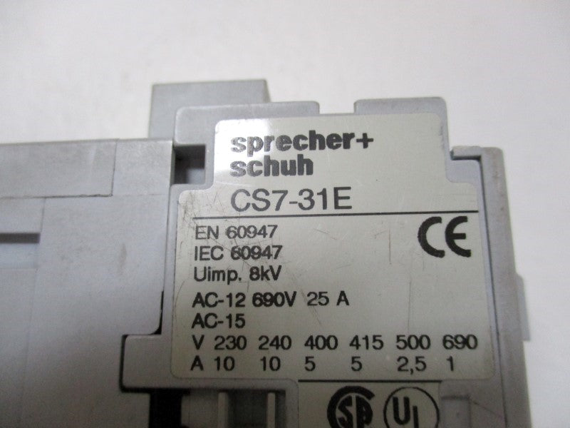 SPRECHER + SCHUH CS7-31E  UNMP