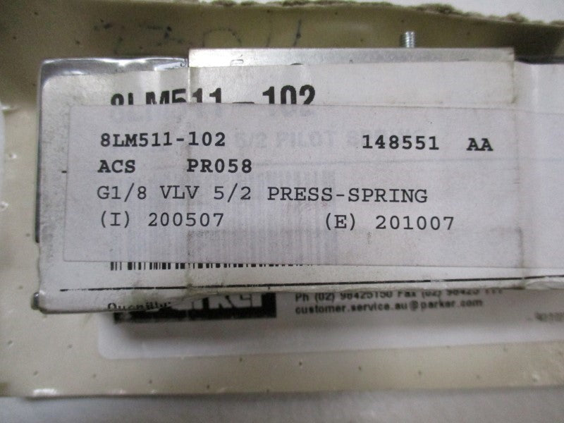 PARKER 8LM511-102  NSMP