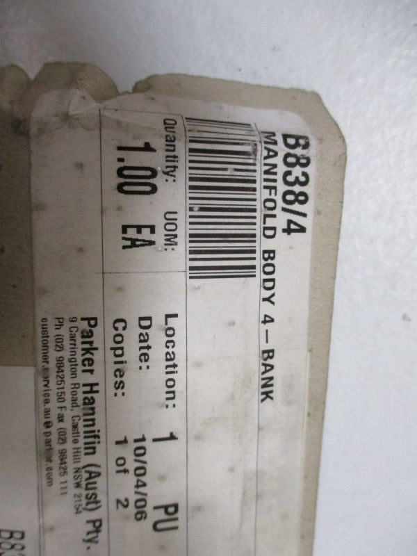 PARKER B838/4  NSMP